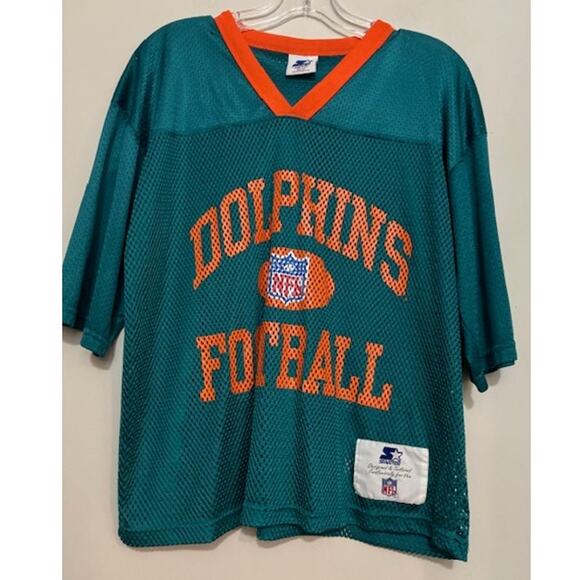 Vintage Miami Dolphins Player Issued Practice Jersey Starter 1995 Football M - Picture 1 of 6